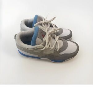 Air Jordan 4 RM White/Neutral Grey/University Blue Boys Size 13C